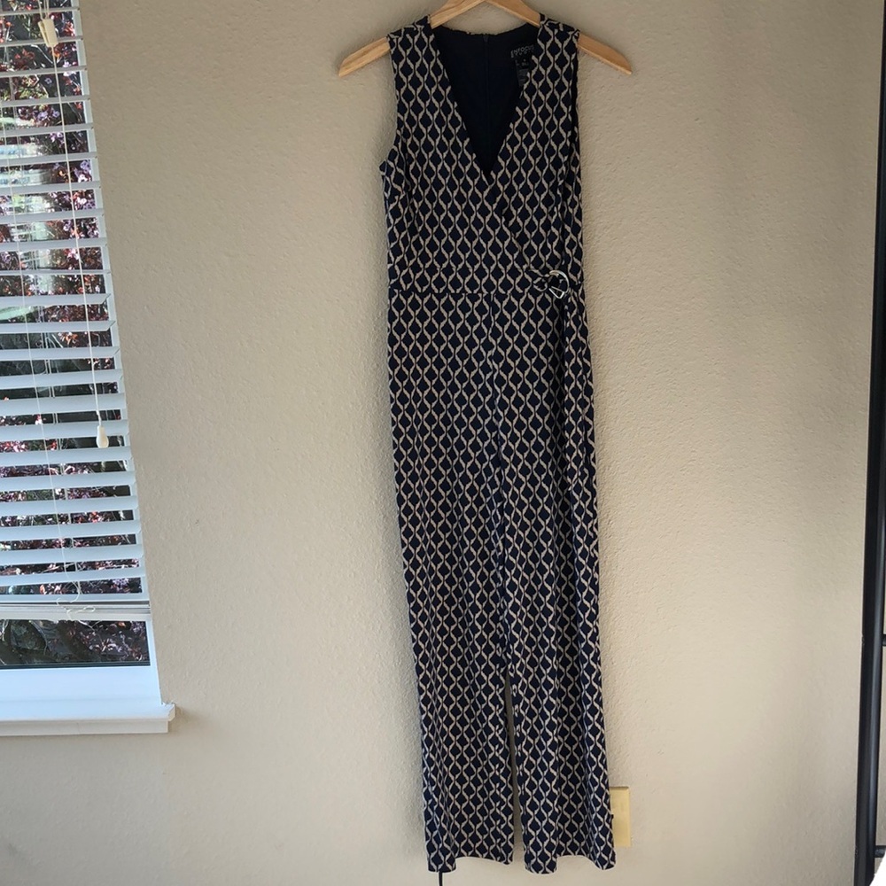 Enfocus Studio Patterned Jumpsuit Size 6